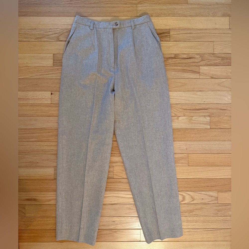 Vintage camel Pendleton wool trousers